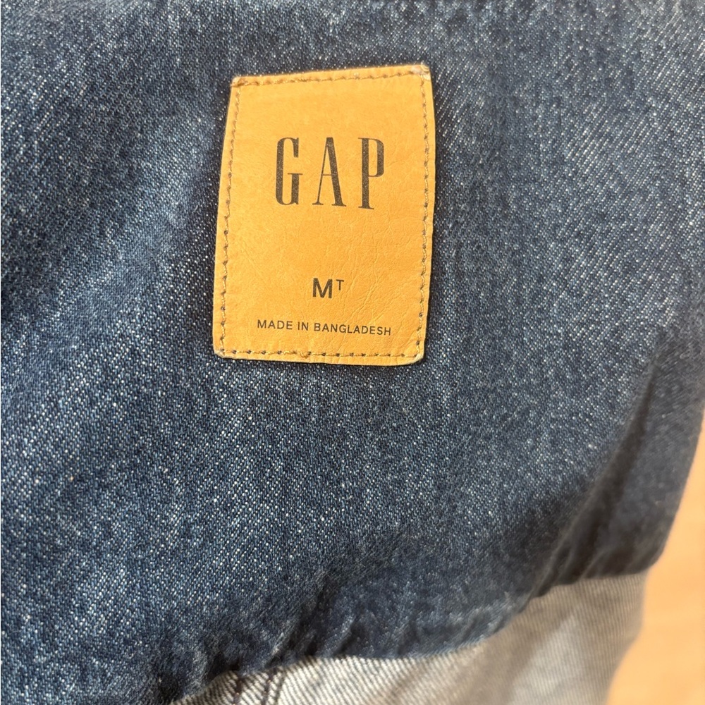 Gap jeans jacket oversized 100% cotton womens size M - Picture 6 of 8